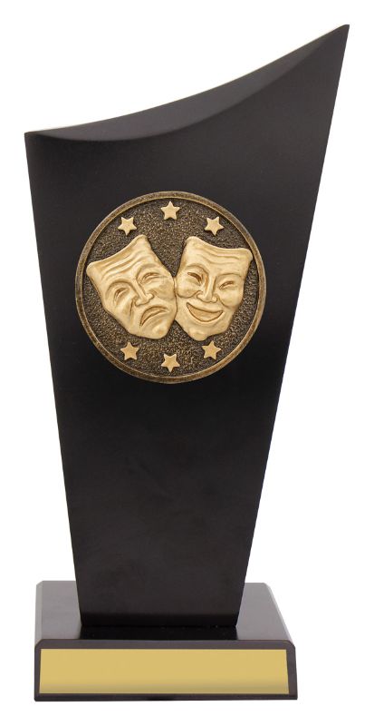 SK594A Drama Black Timber Spartan Crest 22cm