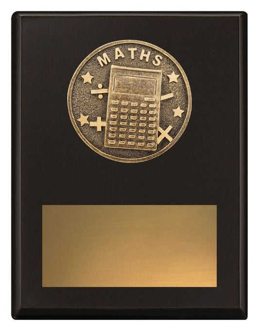 SP608B Challenge Plaque Maths 17.5cm