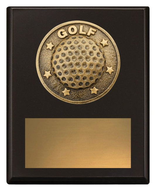 SP609A Challenge Plaque Golf 15cm