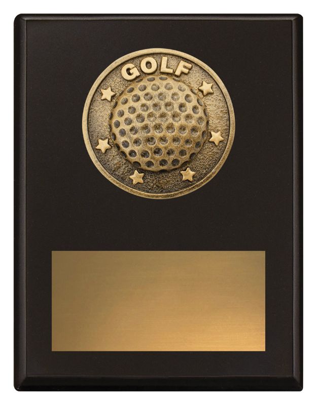 SP609B Challenge Plaque Golf 17.5cm
