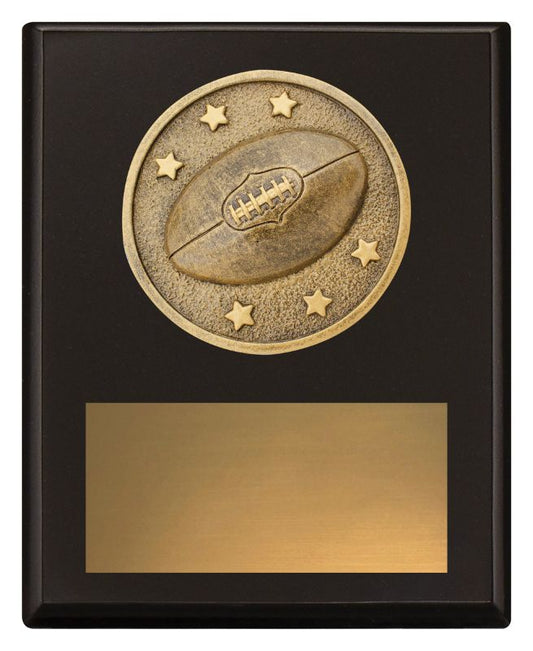 SP631A Challenge Plaque Aussie Rules 15cm