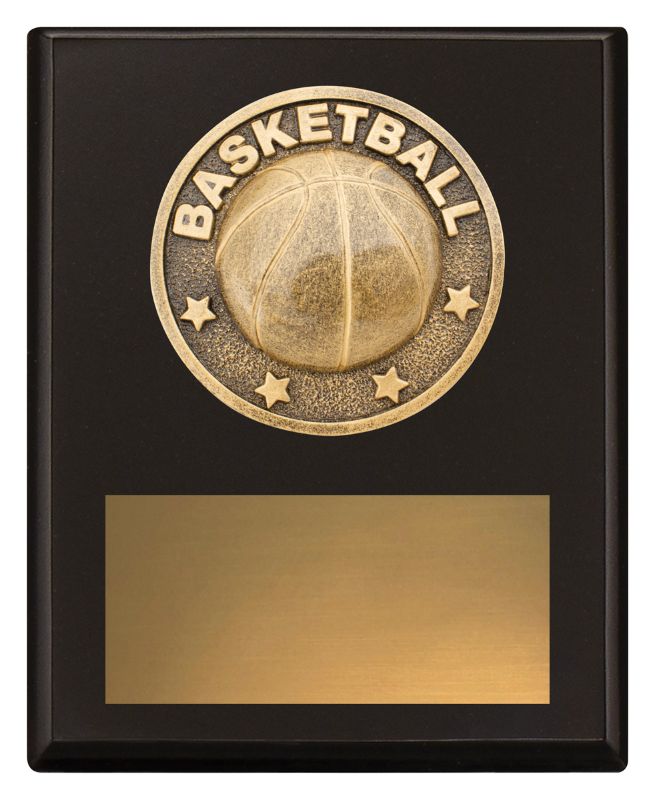 SP634A Challenge Plaque Basketball 15cm