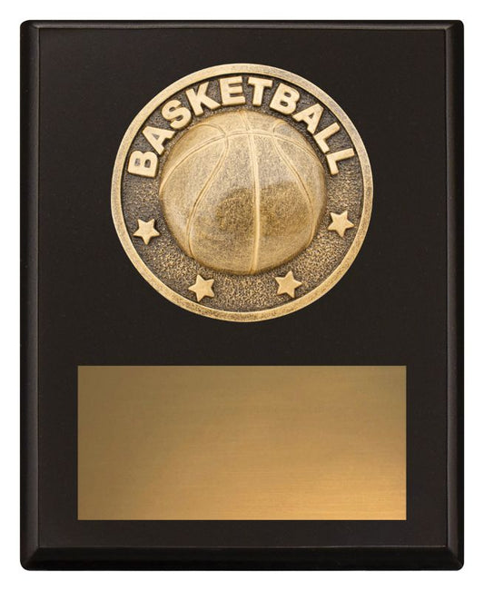 SP634A Challenge Plaque Basketball 15cm