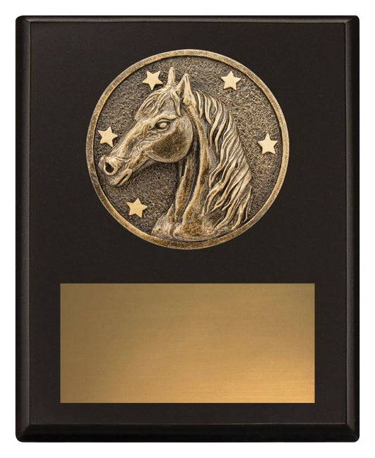 SP635A Challenge Plaque Horse 15cm
