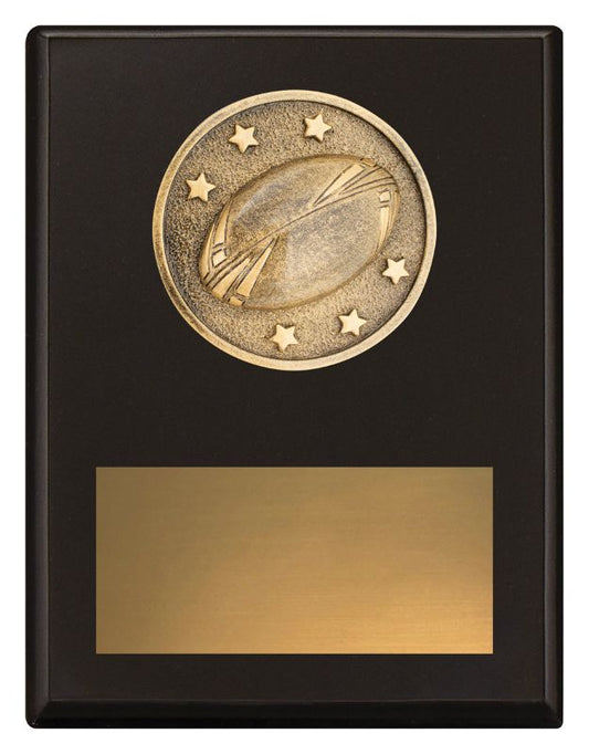 SP639B Challenge Plaque Rugby 17.5cm