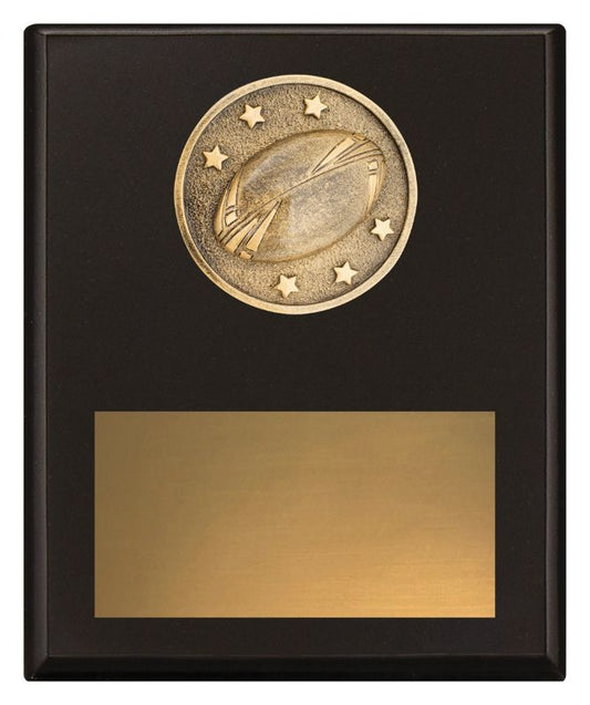 SP639C Challenge Plaque Rugby 20cm