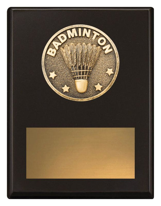 SP646B Challenge Plaque Badminton 17.5cm
