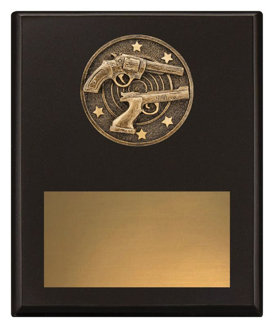 SP653C Challenge Plaque Pistol Shooting 20cm