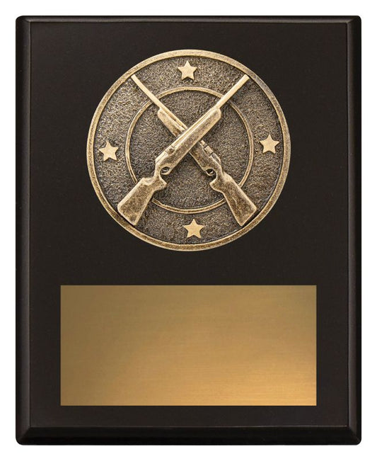 SP654A Challenge Plaque Rifle Shooting 15cm