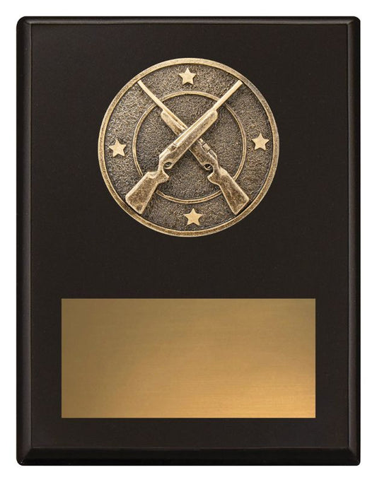 SP654B Challenge Plaque Rifle Shooting 17.5cm