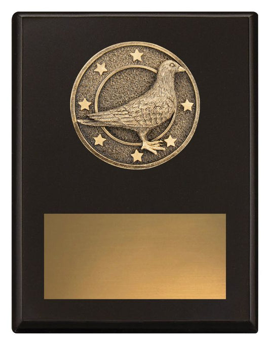 SP655B Challenge Plaque Pigeon 17.5cm