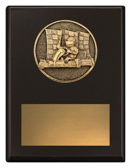 SP665B Challenge Plaque Go Kart 17.5cm