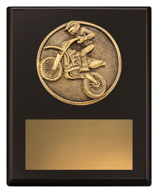 SP668A Challenge Plaque Motorcross 15cm