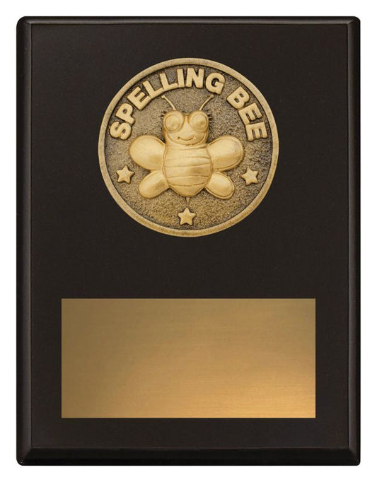 SP677B Challenge Plaque Spelling Bee 17.5cm