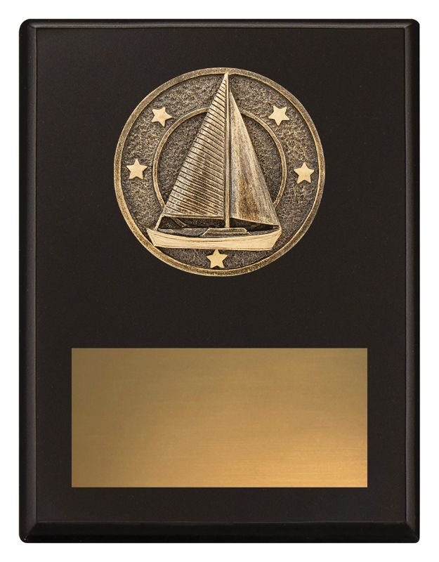 SP696B Challenge Plaque Sailing 17.5cm