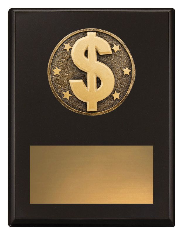 SP698B Challenge Plaque Dollar 17.5cm