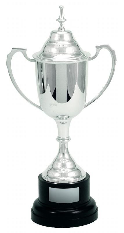 SPB-COB200 Silver Plated Cup on Base with Lid 20cm