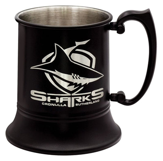 STK20 Matte Black Garrison Tankard 600ml 12cm
