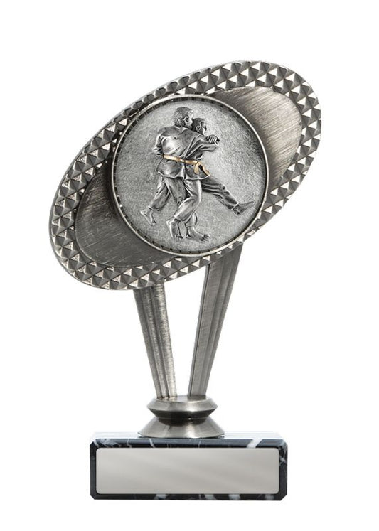 W22-10011 Metal Martial Arts Theme on Base 15cm
