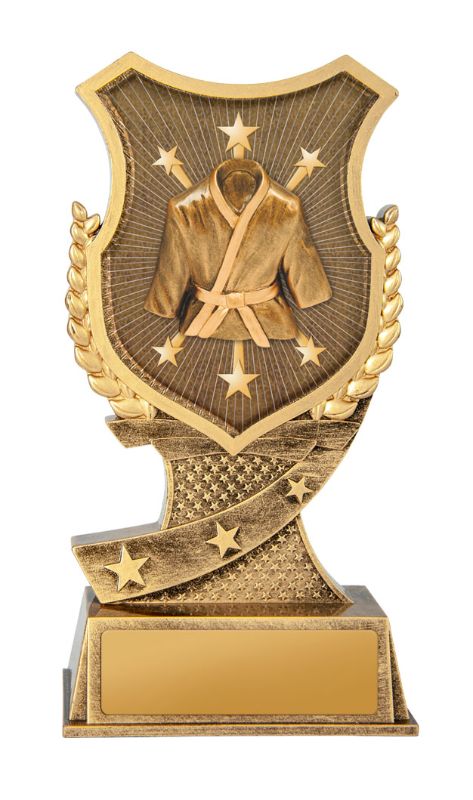 W22-10025 Shield Stand-Martial Arts 17.5cm
