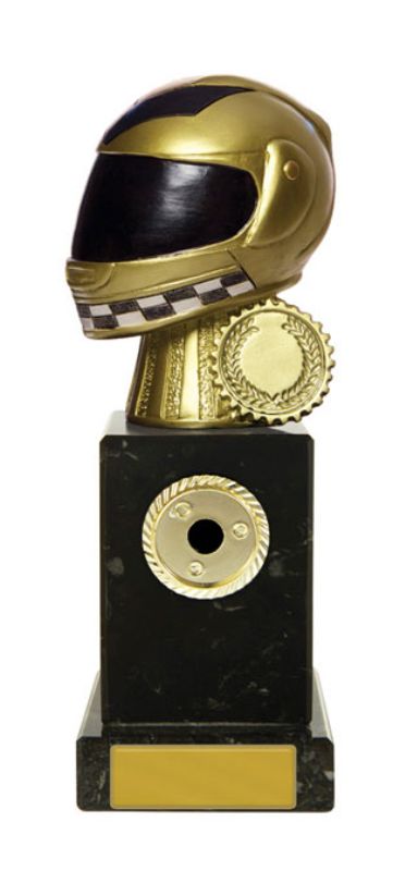 W22-10209 Helmet on Column 19cm
