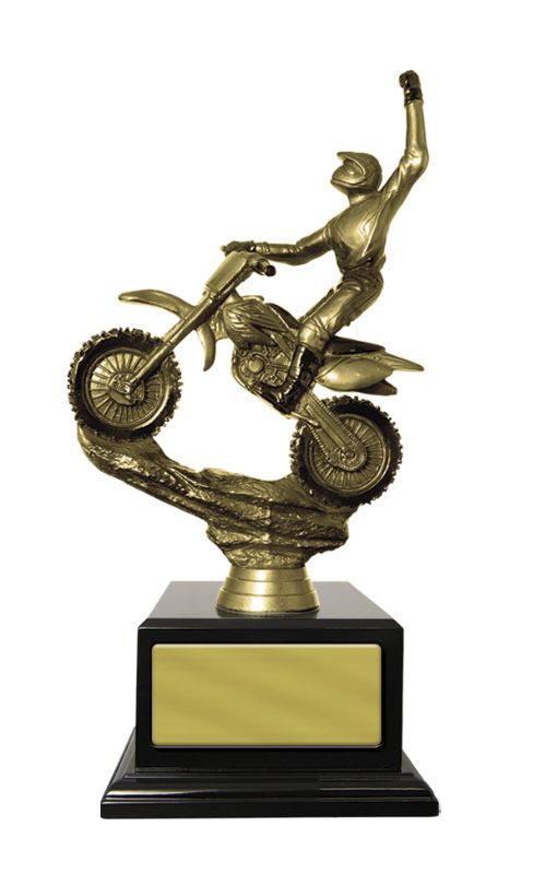 W22-10603 Moto-X Bike on Base 32cm