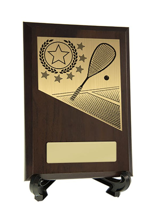 W22-10924 Plaque with Squash Trim 15.5cm