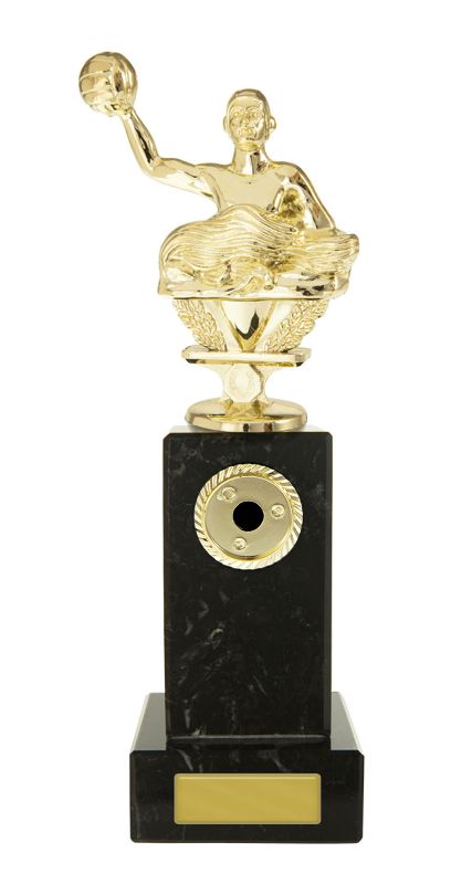 W22-11314 Waterpolo M. on Column 19.5cm