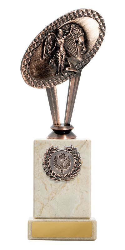 W22-6512 Metal Achievement Theme on Column 22.5cm