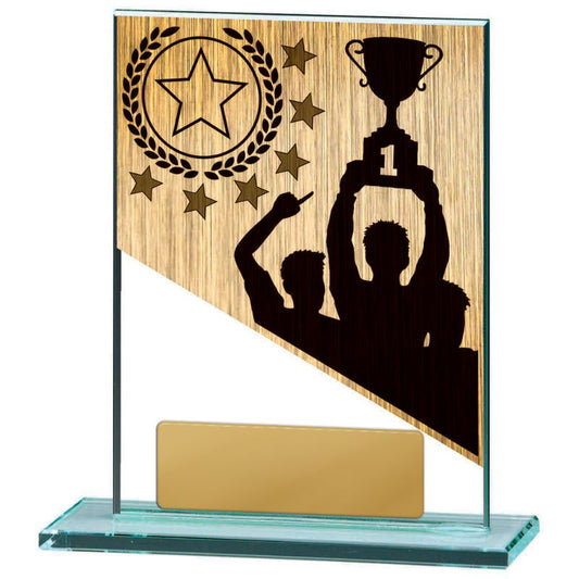 W22-6517 Achievement Theme on Glass 13cm