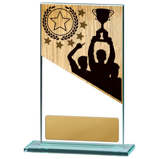 W22-6519 Achievement Theme on Glass 17cm