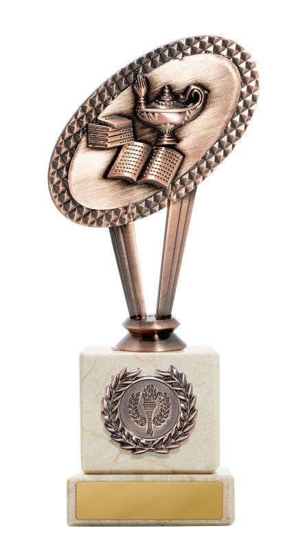 W22-6615 Metal Knowledge Theme on Column 20cm
