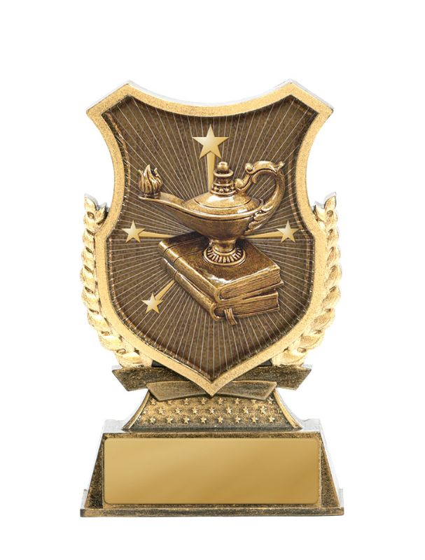 W22-6630 Shield Stand-Lamp of Knowledge 23.1cm