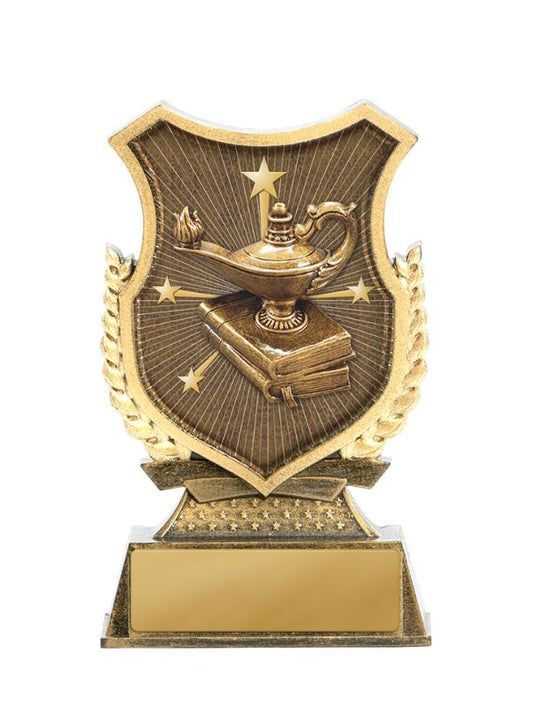 W22-6630 Shield Stand-Lamp of Knowledge 23.1cm