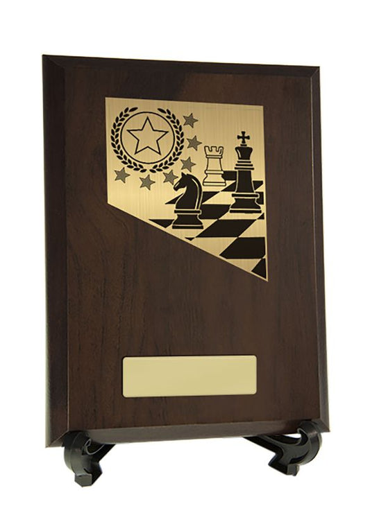 W22-6720 Plaque with Chess Trim 20cm