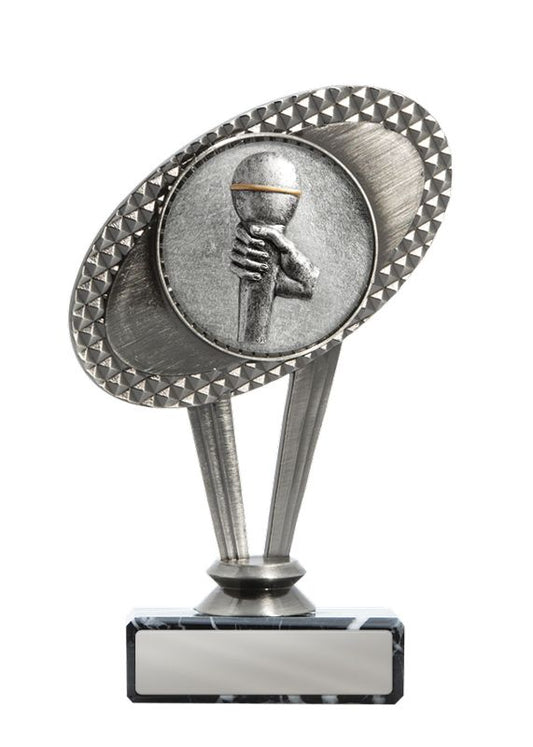 W22-6910 Metal Public Speaking Theme on Base 15cm