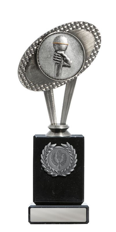 W22-6912 Metal Public Speaking Theme on Column 22.5cm