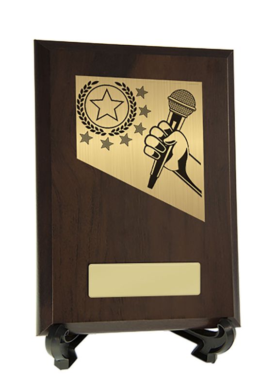 W22-6915 Plaque with Public Speaking Trim 17.5cm