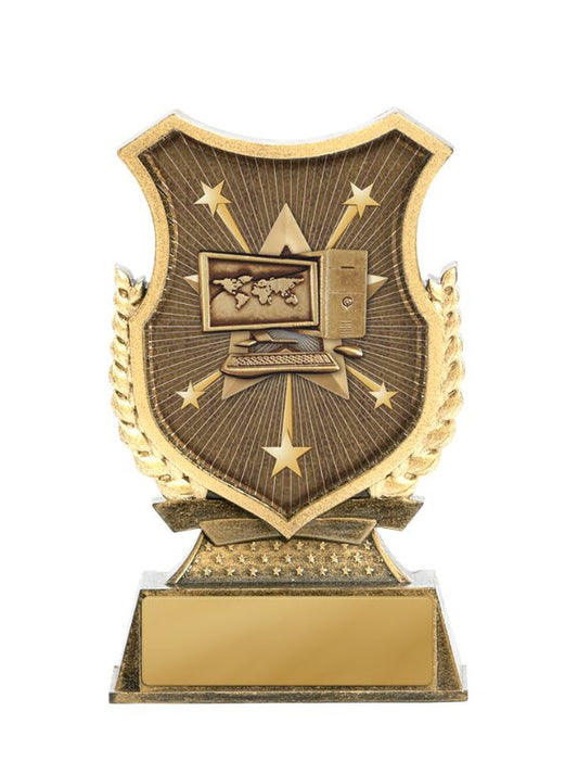 W22-7122 Shield Stand-Computers 12.5cm