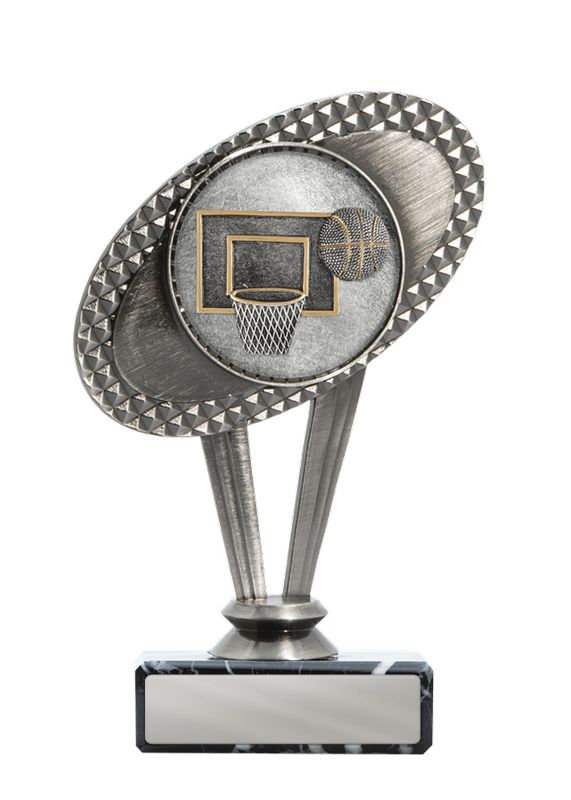 W22-8010 Metal Basketball Theme on Base 15cm