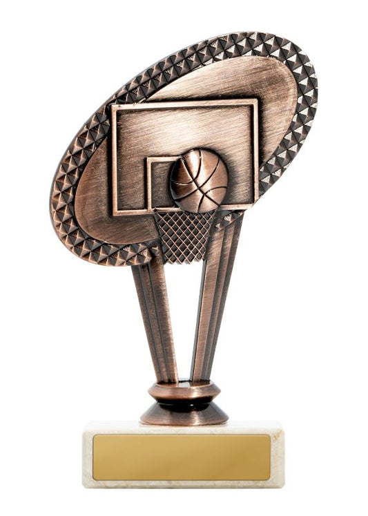 W22-8014 Metal Basketball Theme on Base 15cm