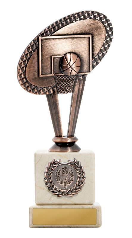 W22-8015 Metal Basketball Theme on Column 20cm