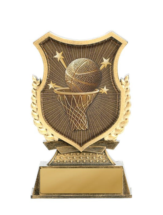 W22-8024 Shield Stand-Basketball 12.5cm
