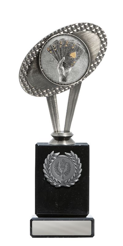 W22-8312 Metal Poker Theme on Column 22.5cm
