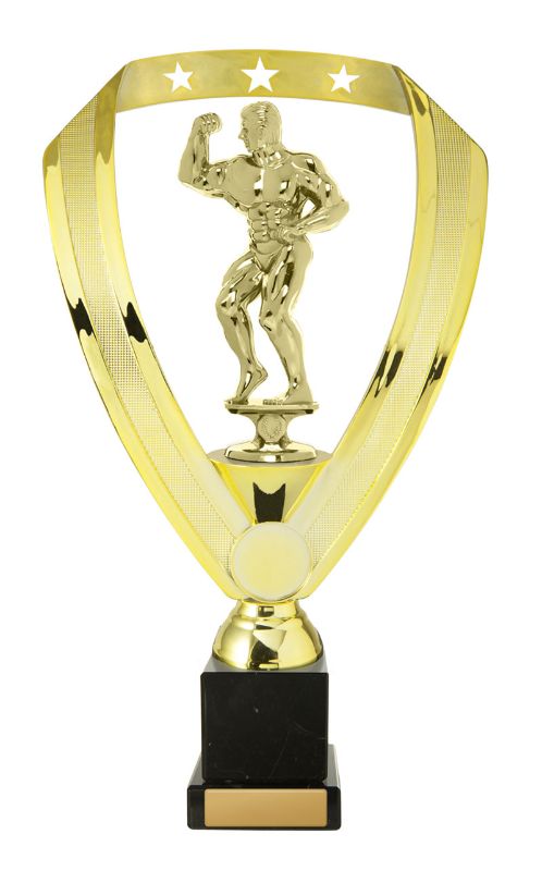 W22-8523 Body Builder M. on Column 27cm
