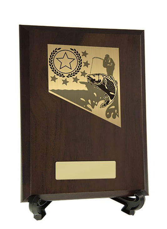 W22-8720 Plaque with Fishing Trim 20cm