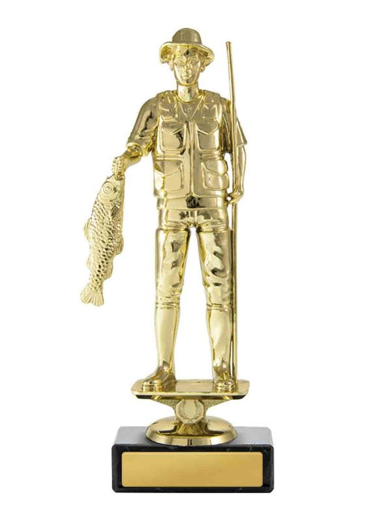 W22-8734 Fisherman on Base 17cm