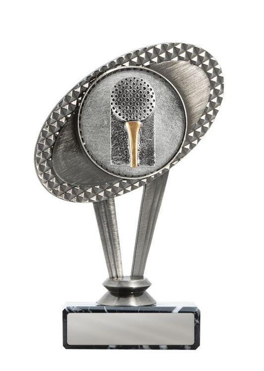 W22-8807 Metal Golf Theme on Base 15cm