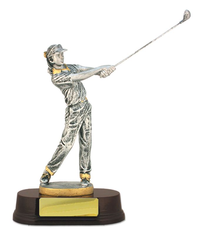 W22-9010 Golf Fig. Fem. on Base 20.7cm