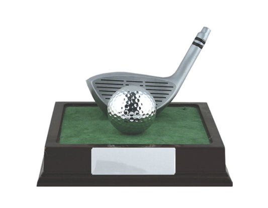 W22-9101 Golf Wood/Ball on Base 11.5cm